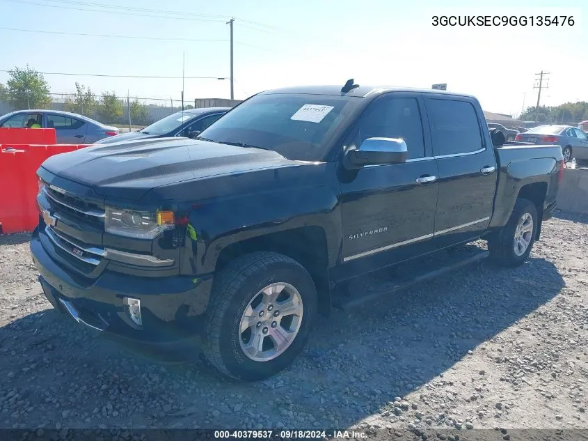 2016 Chevrolet Silverado 1500 2Lz VIN: 3GCUKSEC9GG135476 Lot: 40379537