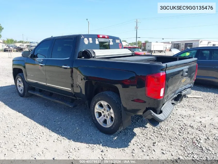 2016 Chevrolet Silverado 1500 2Lz VIN: 3GCUKSEC9GG135476 Lot: 40379537