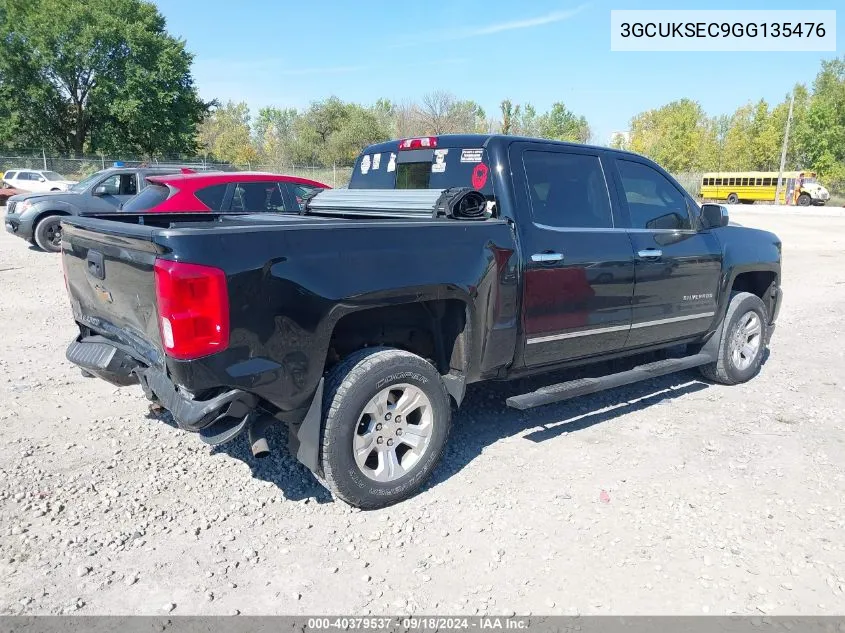 2016 Chevrolet Silverado 1500 2Lz VIN: 3GCUKSEC9GG135476 Lot: 40379537