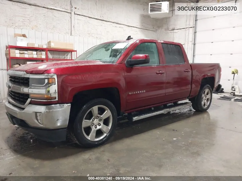 3GCUKRECXGG233070 2016 Chevrolet Silverado 1500 1Lt