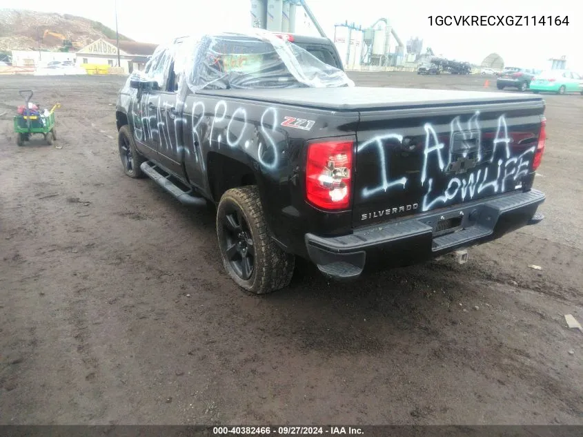 2016 Chevrolet Silverado 1500 1Lt/2Lt VIN: 1GCVKRECXGZ114164 Lot: 40382466