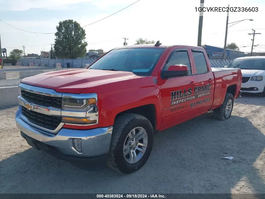 1GCVKREC2GZ336603 2016 Chevrolet Silverado 1500 1Lt