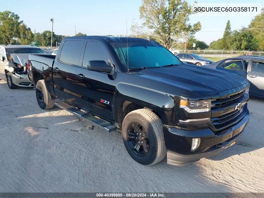 2016 Chevrolet Silverado 1500 2Lz VIN: 3GCUKSEC6GG358171 Lot: 40399880