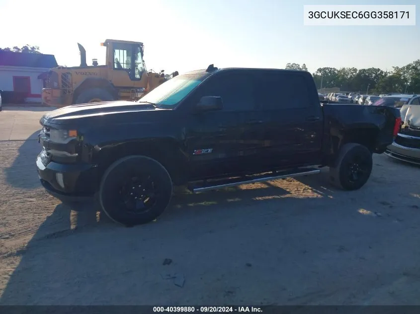 3GCUKSEC6GG358171 2016 Chevrolet Silverado 1500 2Lz