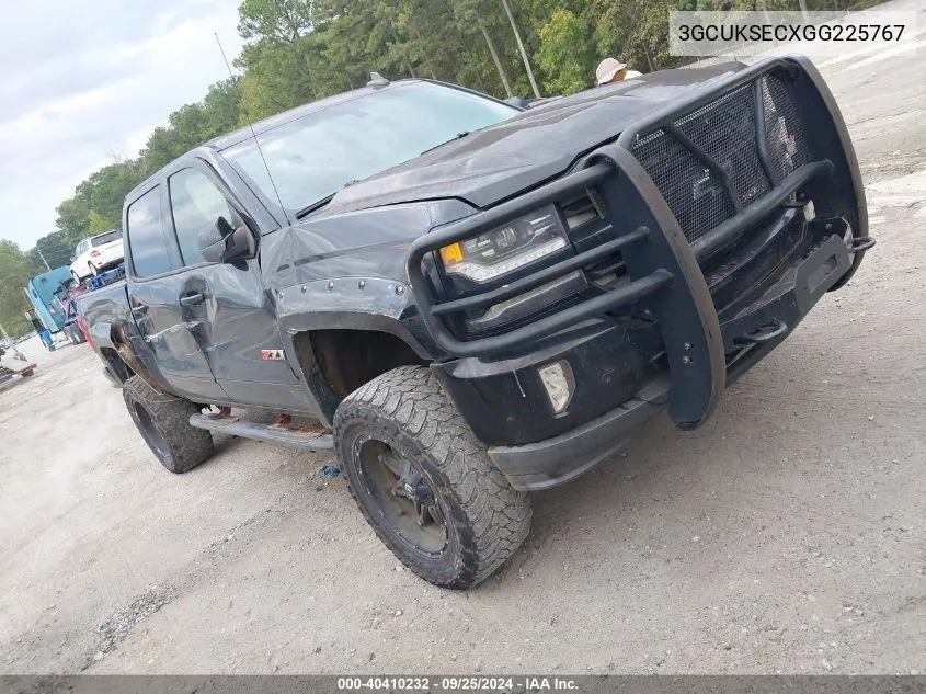 2016 Chevrolet Silverado 1500 2Lz VIN: 3GCUKSECXGG225767 Lot: 40410232