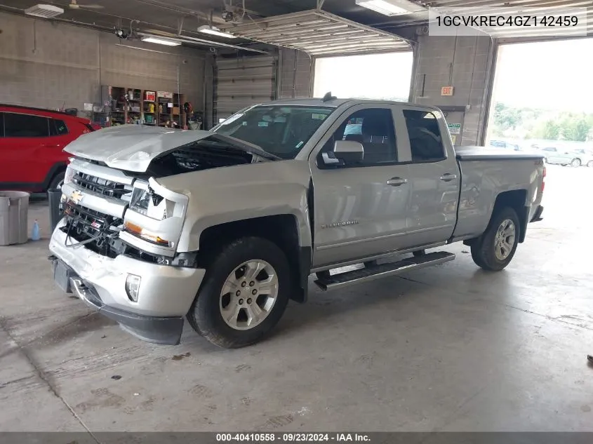 2016 Chevrolet Silverado 1500 K1500 Lt VIN: 1GCVKREC4GZ142459 Lot: 40410558