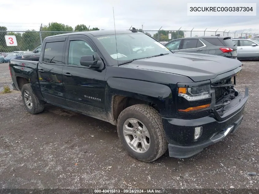 2016 Chevrolet Silverado 1500 2Lt VIN: 3GCUKREC0GG387304 Lot: 40415813