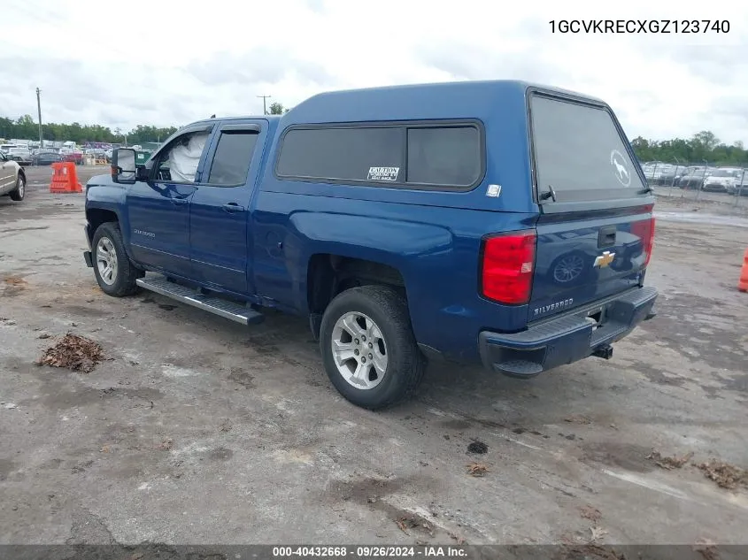 1GCVKRECXGZ123740 2016 Chevrolet Silverado 1500 2Lt