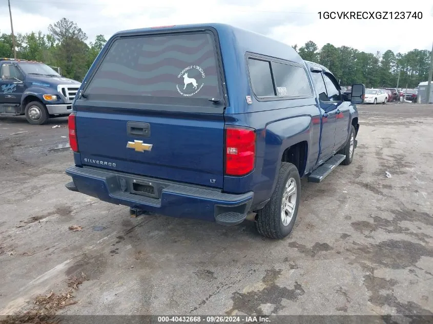 1GCVKRECXGZ123740 2016 Chevrolet Silverado 1500 2Lt