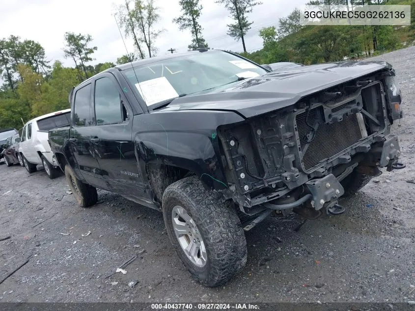 2016 Chevrolet Silverado 1500 2Lt VIN: 3GCUKREC5GG262136 Lot: 40437740