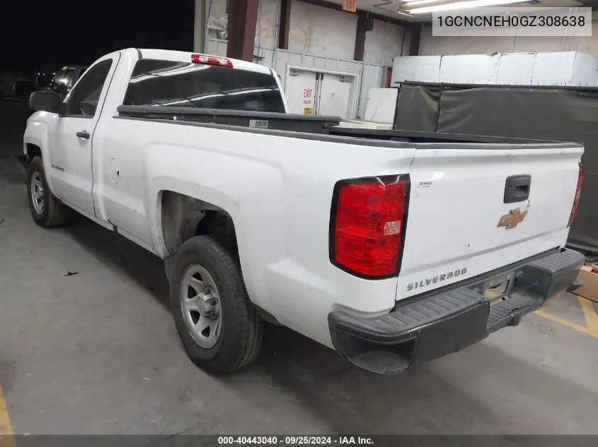 1GCNCNEH0GZ308638 2016 Chevrolet Silverado 1500 Wt