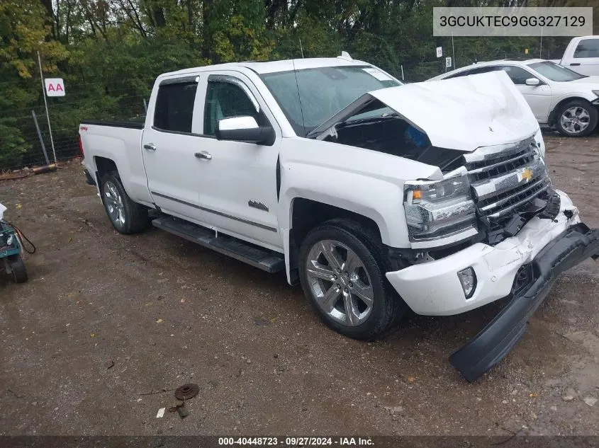 2016 Chevrolet Silverado 1500 High Country VIN: 3GCUKTEC9GG327129 Lot: 40448723