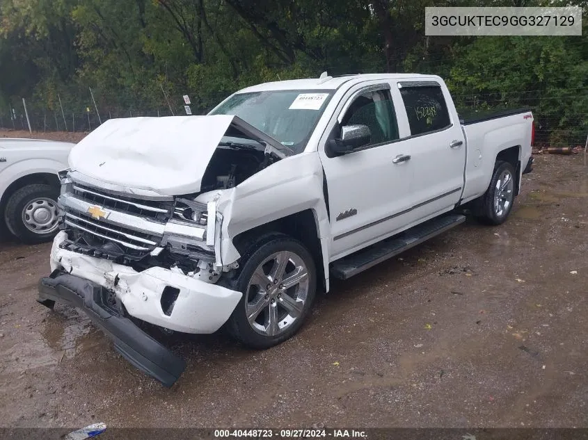 2016 Chevrolet Silverado 1500 High Country VIN: 3GCUKTEC9GG327129 Lot: 40448723