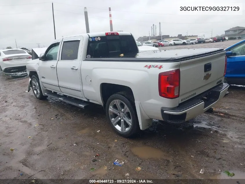 2016 Chevrolet Silverado 1500 High Country VIN: 3GCUKTEC9GG327129 Lot: 40448723