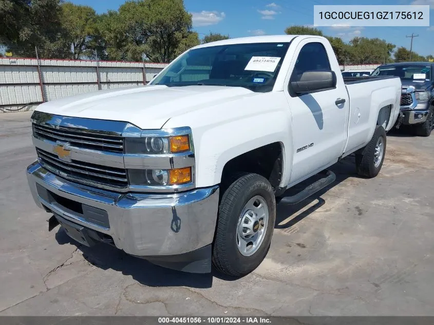 1GC0CUEG1GZ175612 2016 Chevrolet Silverado 2500Hd Wt