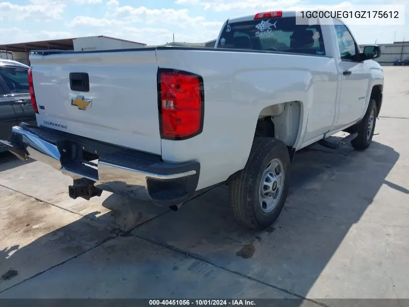 1GC0CUEG1GZ175612 2016 Chevrolet Silverado 2500Hd Wt