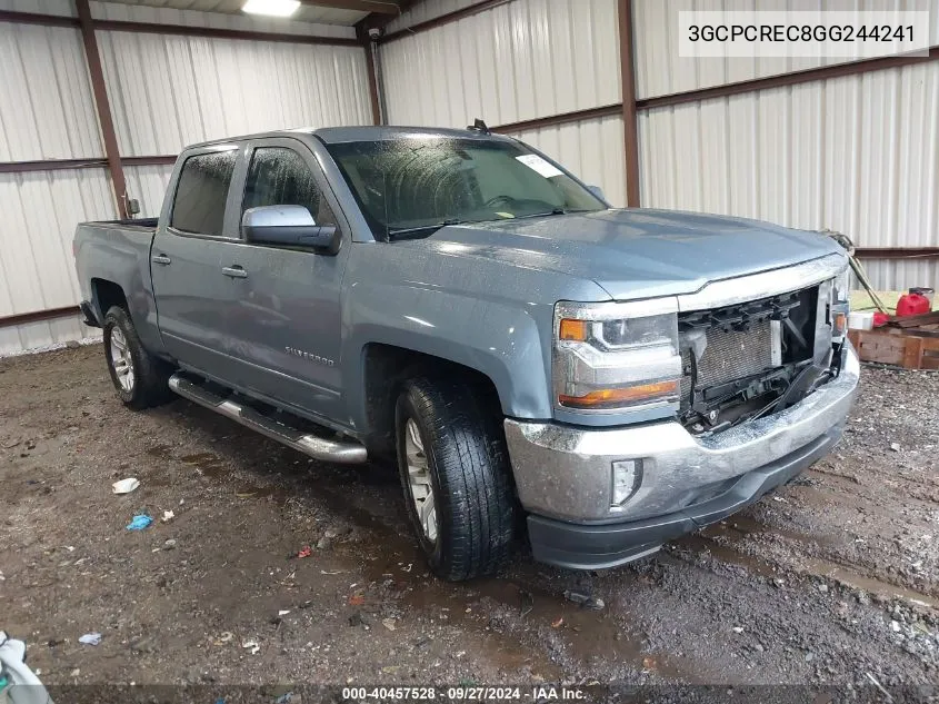 2016 Chevrolet Silverado 1500 1Lt VIN: 3GCPCREC8GG244241 Lot: 40457528