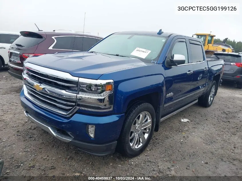 2016 Chevrolet Silverado 1500 High Country VIN: 3GCPCTEC5GG199126 Lot: 40459837