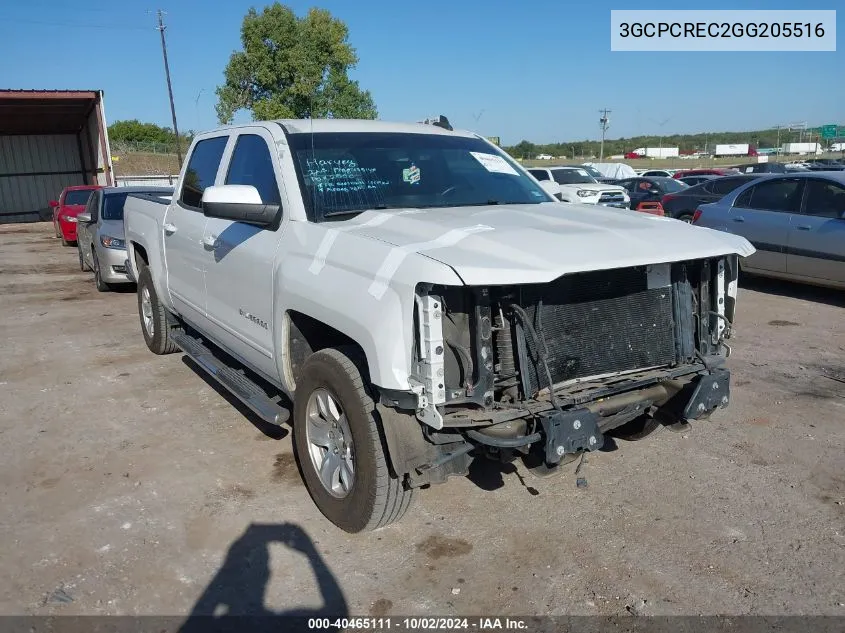 2016 Chevrolet Silverado 1500 1Lt VIN: 3GCPCREC2GG205516 Lot: 40465111