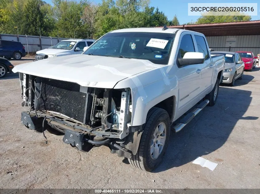 2016 Chevrolet Silverado 1500 1Lt VIN: 3GCPCREC2GG205516 Lot: 40465111