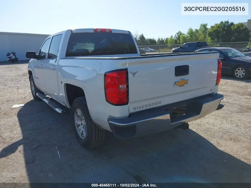 2016 Chevrolet Silverado 1500 1Lt VIN: 3GCPCREC2GG205516 Lot: 40465111