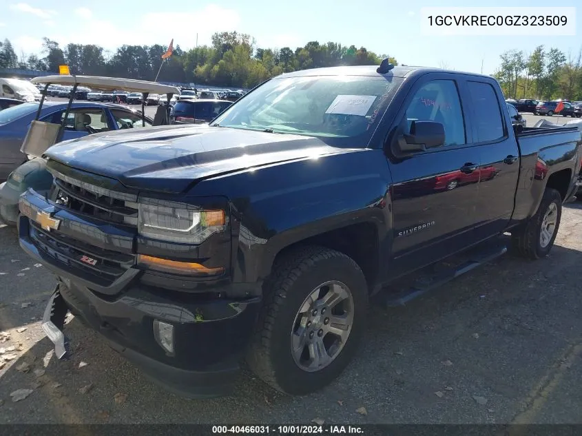 2016 Chevrolet Silverado 1500 2Lt VIN: 1GCVKREC0GZ323509 Lot: 40466031