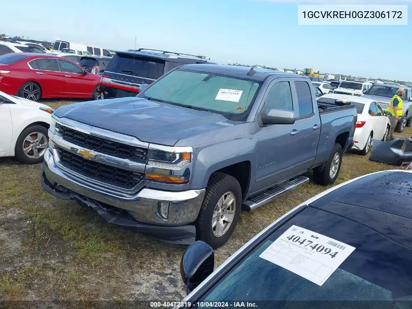 2016 Chevrolet Silverado 1500 1Lt VIN: 1GCVKREH0GZ306172 Lot: 40472319