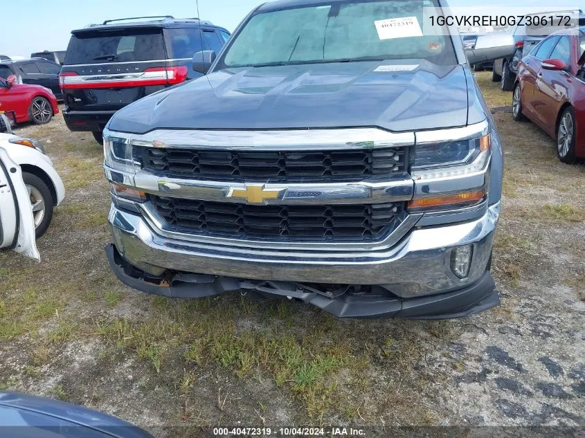 2016 Chevrolet Silverado 1500 1Lt VIN: 1GCVKREH0GZ306172 Lot: 40472319