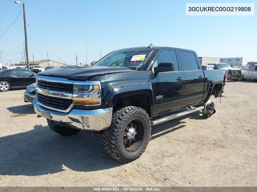 2016 Chevrolet Silverado 1500 1Lt VIN: 3GCUKREC0GG219808 Lot: 40481953