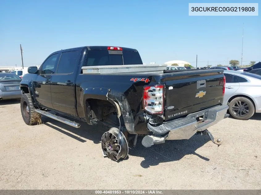 2016 Chevrolet Silverado 1500 1Lt VIN: 3GCUKREC0GG219808 Lot: 40481953