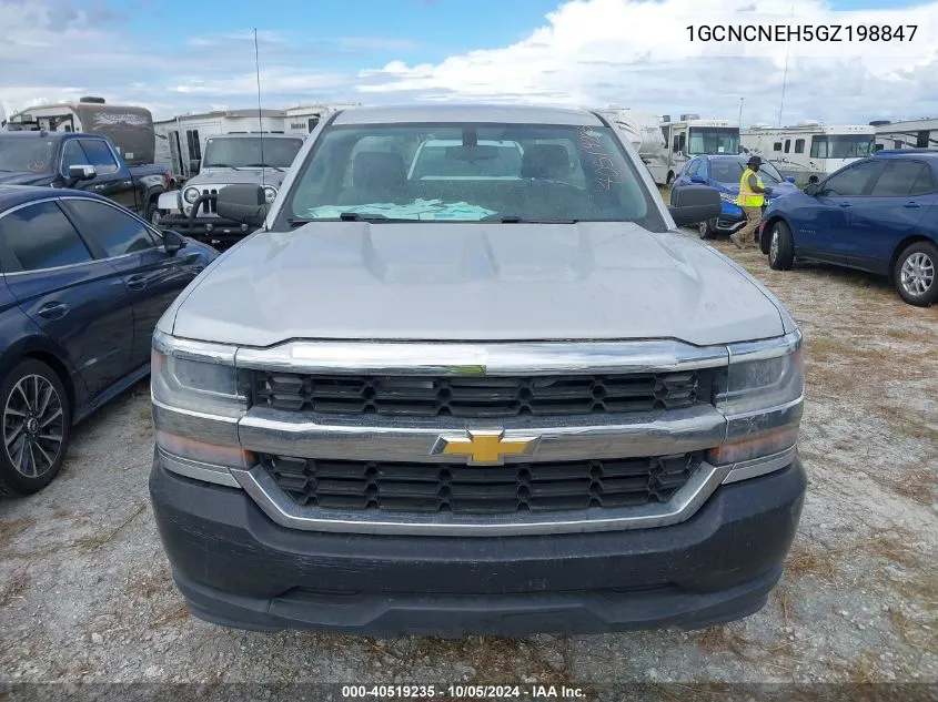 2016 Chevrolet Silverado C1500/C1500 Ls VIN: 1GCNCNEH5GZ198847 Lot: 40519235