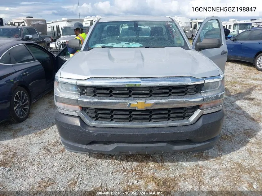 2016 Chevrolet Silverado C1500/C1500 Ls VIN: 1GCNCNEH5GZ198847 Lot: 40519235