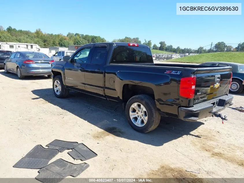 2016 Chevrolet Silverado VIN: 1GCBKREC6GV389630 Lot: 40523407