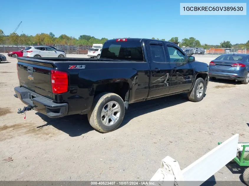 2016 Chevrolet Silverado VIN: 1GCBKREC6GV389630 Lot: 40523407