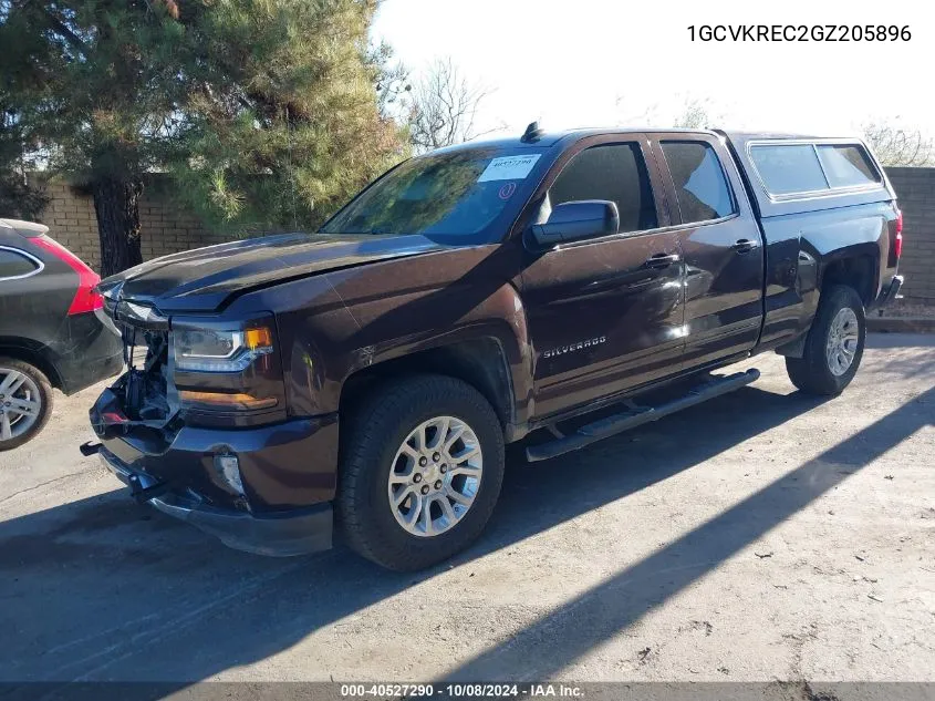 2016 Chevrolet Silverado 1500 K1500 Lt VIN: 1GCVKREC2GZ205896 Lot: 40527290