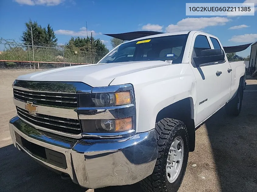 1GC2KUEG6GZ211385 2016 Chevrolet Silverado 2500Hd Wt