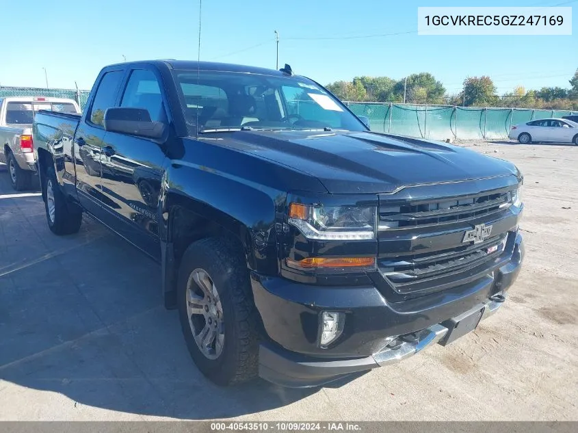 2016 Chevrolet Silverado 1500 2Lt VIN: 1GCVKREC5GZ247169 Lot: 40543510