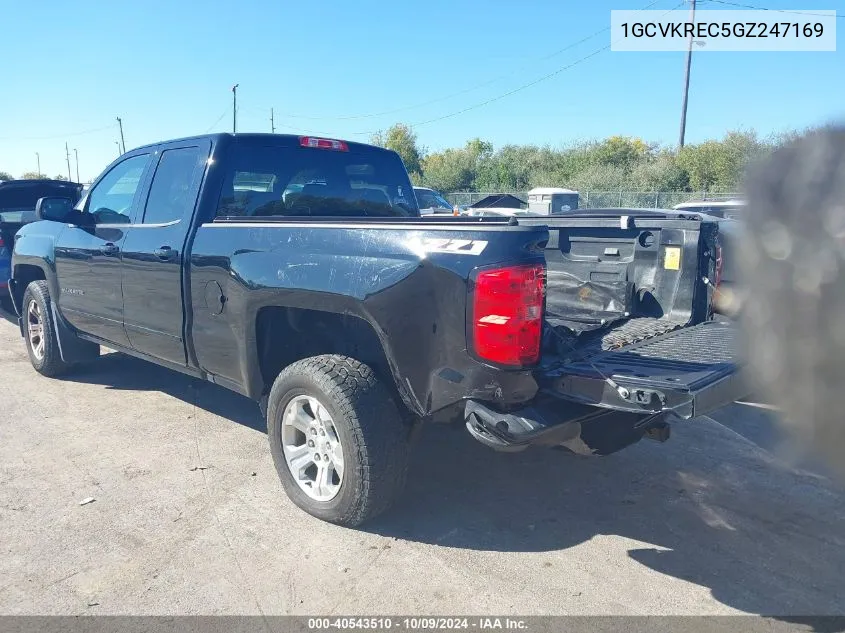 1GCVKREC5GZ247169 2016 Chevrolet Silverado 1500 2Lt