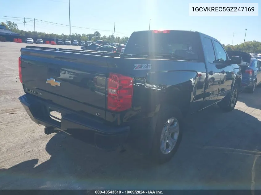 1GCVKREC5GZ247169 2016 Chevrolet Silverado 1500 2Lt