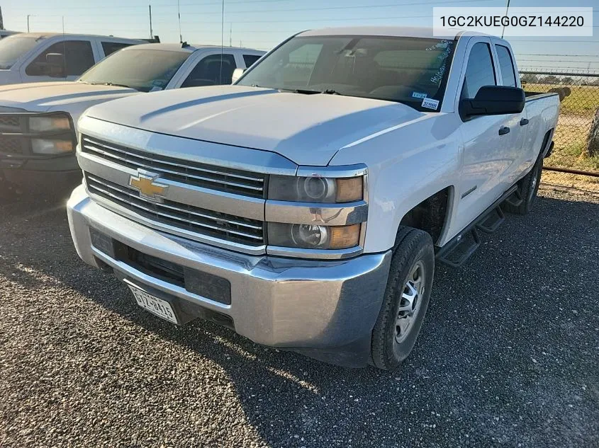 2016 Chevrolet Silverado 2500Hd Wt VIN: 1GC2KUEG0GZ144220 Lot: 40546657