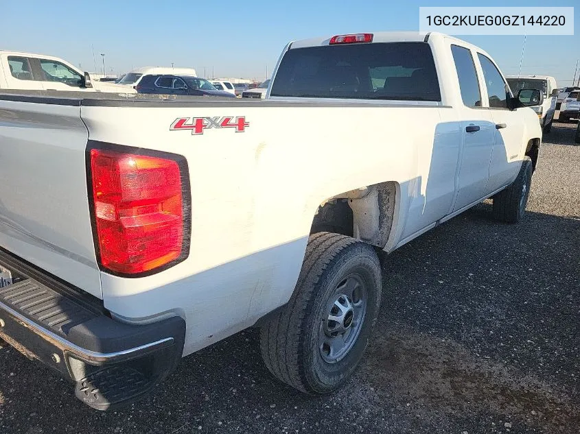 2016 Chevrolet Silverado 2500Hd Wt VIN: 1GC2KUEG0GZ144220 Lot: 40546657