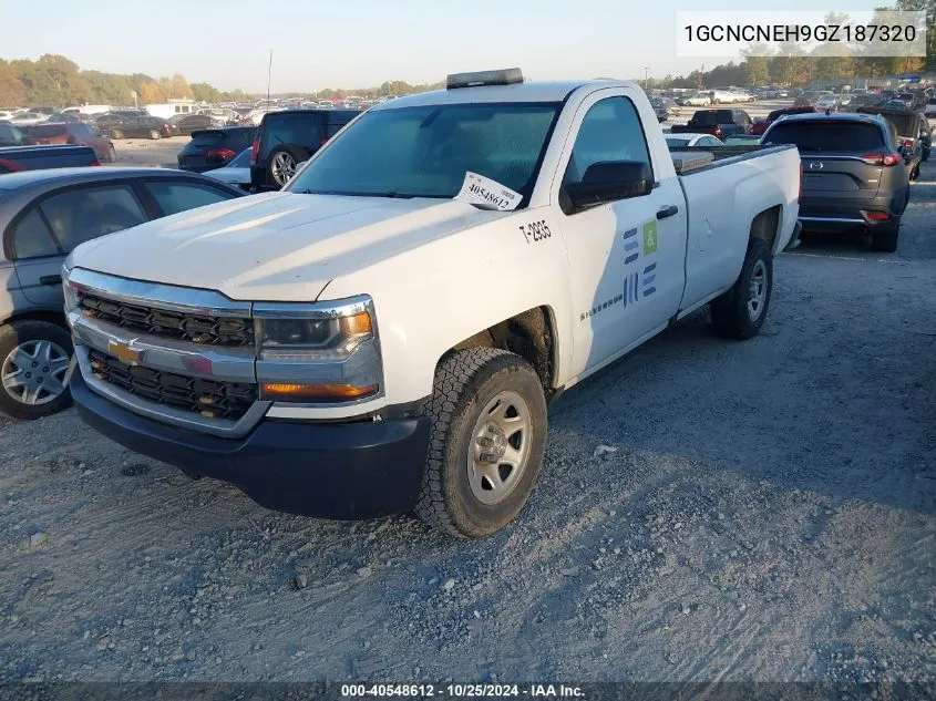 2016 Chevrolet Silverado 1500 Wt VIN: 1GCNCNEH9GZ187320 Lot: 40548612