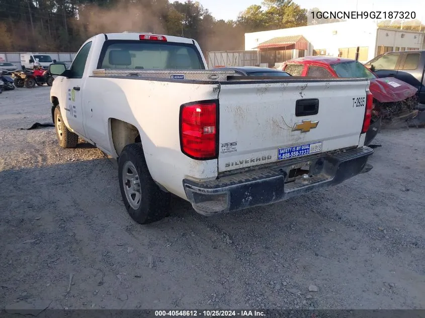 2016 Chevrolet Silverado 1500 Wt VIN: 1GCNCNEH9GZ187320 Lot: 40548612