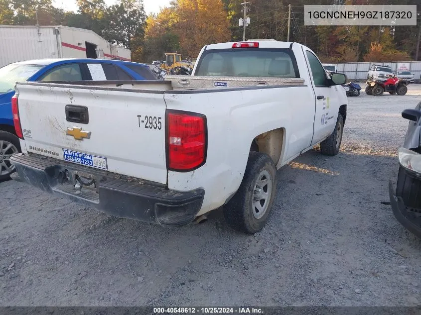 2016 Chevrolet Silverado 1500 Wt VIN: 1GCNCNEH9GZ187320 Lot: 40548612