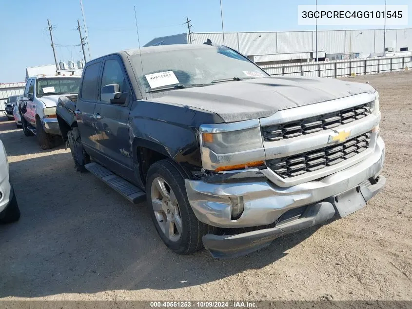 2016 Chevrolet Silverado 1500 1Lt VIN: 3GCPCREC4GG101545 Lot: 40551253