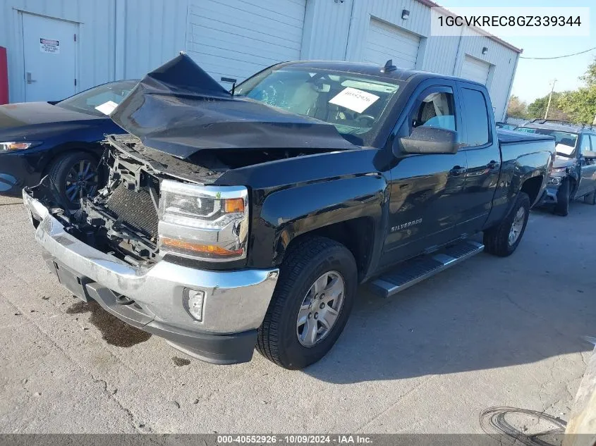 2016 Chevrolet Silverado K1500 Lt VIN: 1GCVKREC8GZ339344 Lot: 40552926