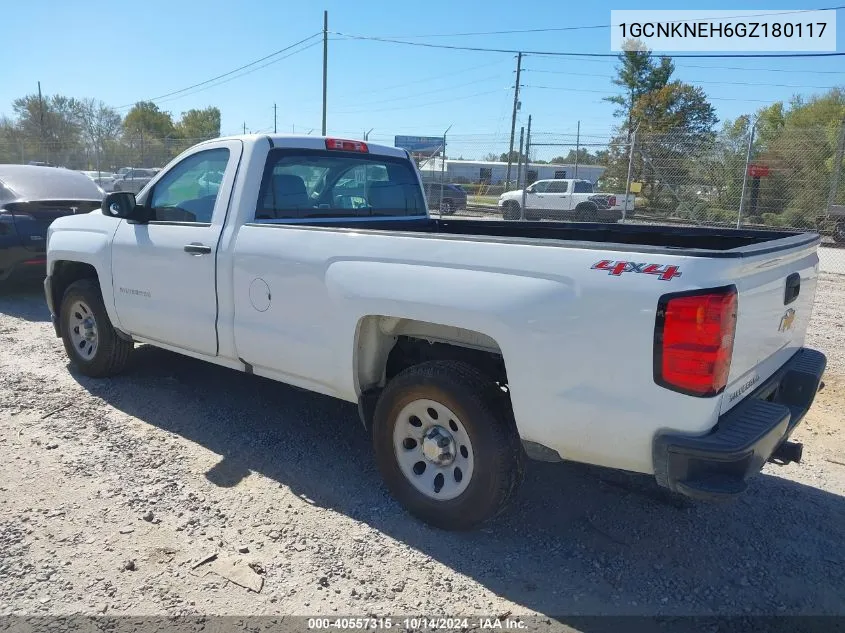 2016 Chevrolet Silverado 1500 Wt VIN: 1GCNKNEH6GZ180117 Lot: 40557315