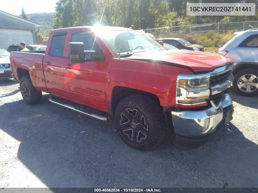 2016 Chevrolet Silverado 1500 1Lt VIN: 1GCVKREC2GZ141441 Lot: 40562534