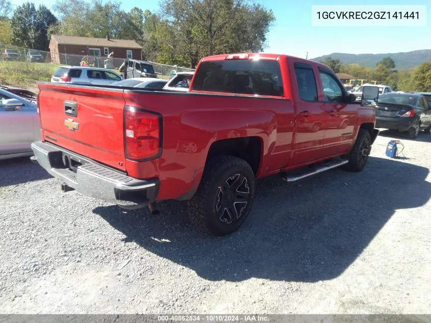 2016 Chevrolet Silverado 1500 1Lt VIN: 1GCVKREC2GZ141441 Lot: 40562534