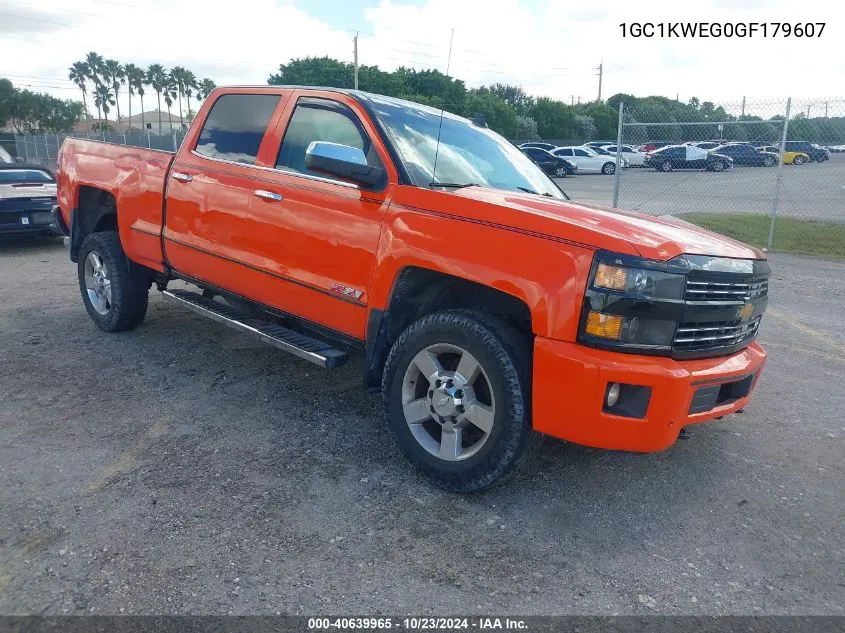 1GC1KWEG0GF179607 2016 Chevrolet Silverado 2500Hd Ltz